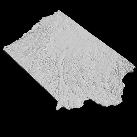 🇺🇸 USA State of Iowa Topographic Map - 3D Terrain Elevation - Relief Map - Topography of Iowa ...