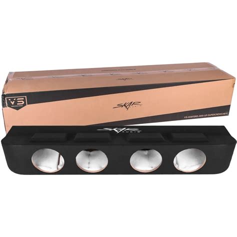 2015-2022 Ford F-150 Super Crew Cab Compatible Quad 8" Ported Sub Box - Skar Audio