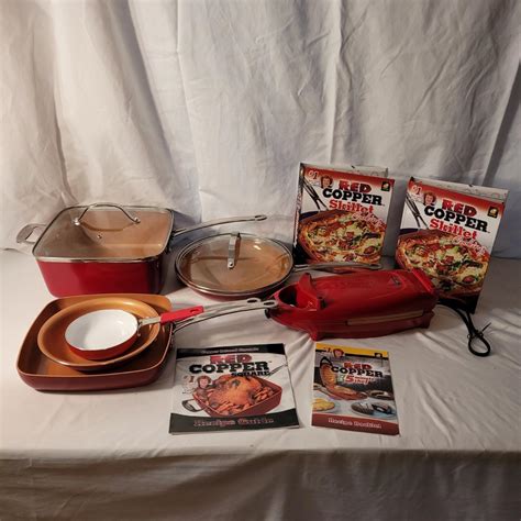 Red Copper Cookware Collection (K-CE) | EstateSales.org