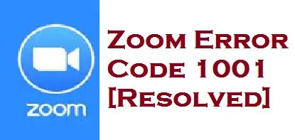 Image result for Zoom Error Code 1003