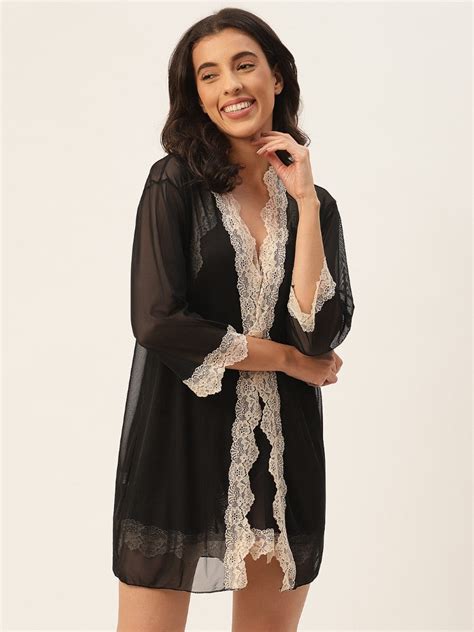 Black babydoll with Net/Lace – mslingies