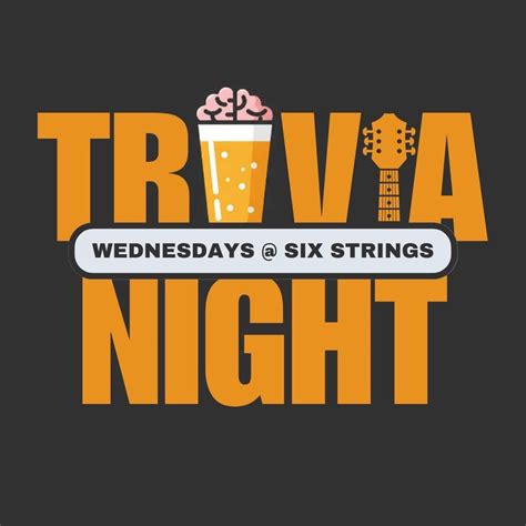 Trivia Night, Six Strings on Franklin, Evansville, 4 February 2026 ...