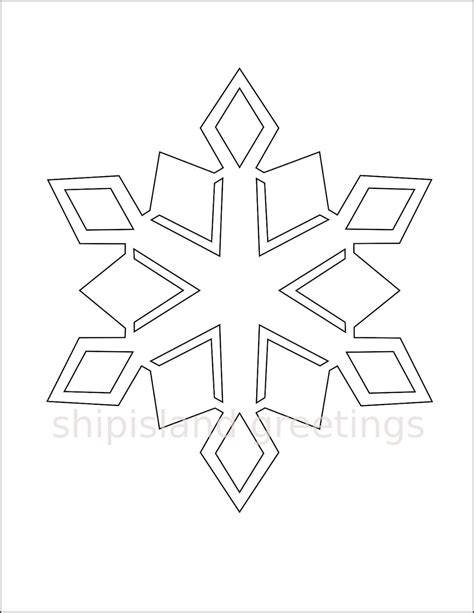 Image result for Snowflake Cutouts