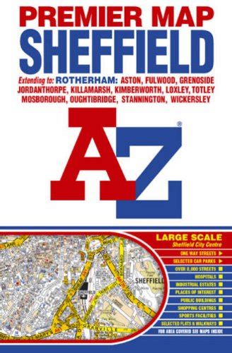 Buy Premier Map of Sheffield (A-Z Premier Street Maps) Book Online at ...