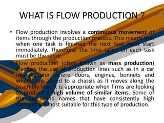 Image result for Flow Production Examples