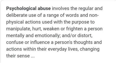 Definition of psychosocial abuse - Brainly.in