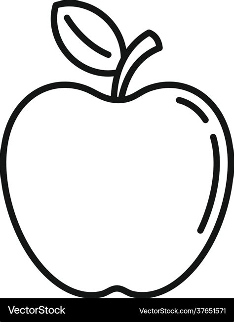 Image result for Apple Line Vector