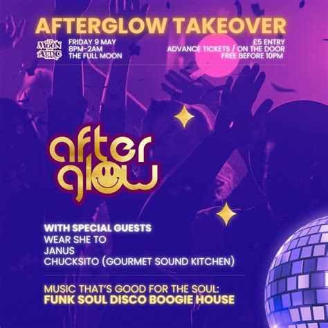 Afterglow takeover w/ Wear She To, Janus, & Chucksito (GSK), The Full ...