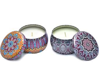 CRAFX Scented Candle with 120gm/4.2oz Natural Soy Wax Eco-Friendly ...