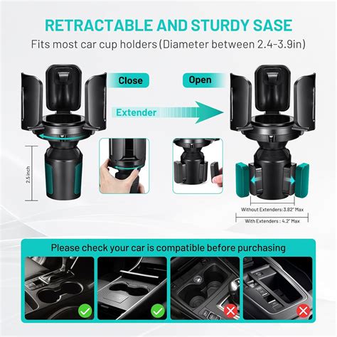 ThisHill Car Cup Holder Expander Adapter (Adjustable) This India | Ubuy