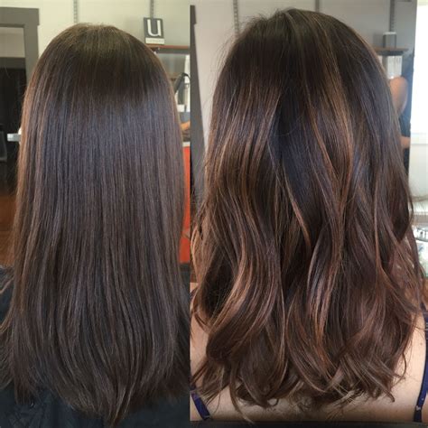 Cinnamon balayage highlights! | Mocha brown hair, Asian hair, Balayage hair