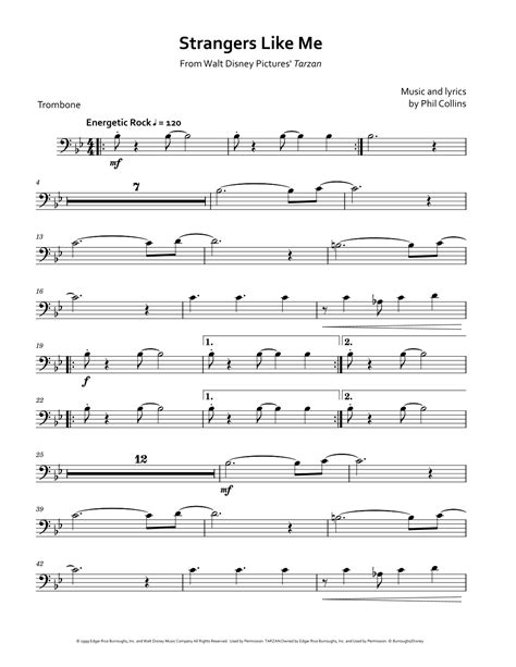 Strangers Like Me(r) (arr. David Lartey) by Phil Collins Sheet Music ...