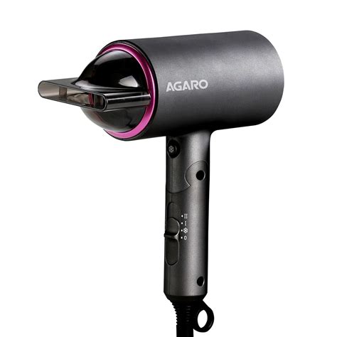 AGARO HD-1214 Premium Hair Dryer with 1400 Watts Motor, 3 Temperature ...
