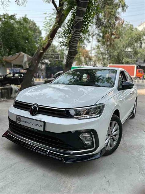 Volkswagen Virtus Front Lip/Splitter V2 Design ABS Quality – Mindzy ...