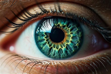 Premium Photo | Slow motion 4K extreme close up of human eye's iris ...