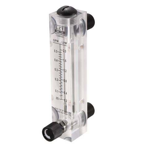 uxcell 1/2" PT Thread 0.05-0.5GPM 0.2-2LMP Water Liquid Flow Meter ...
