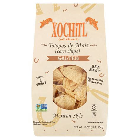 Xochitl Mexican Style Salted White Corn Chips, 16 oz - ShopRite