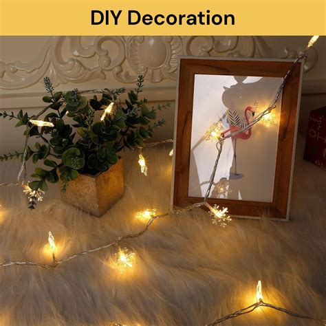 Image result for Outside Snowflake String Lights