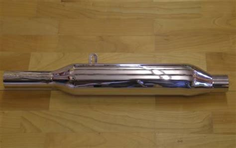 Norton Silencer Chrome RHS 1 3/4" 1933- 16H/Big Four/ES2.M18.M30.M50 ...