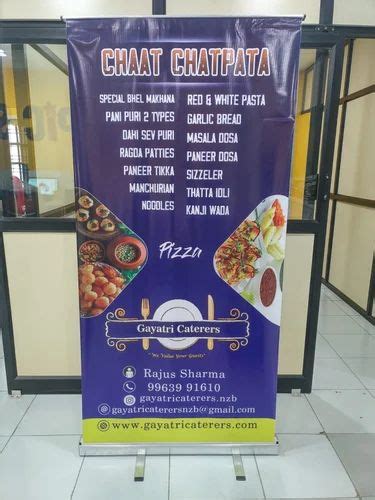 Roll Up Standee - 6 Feet Flex Roll Up Standee Manufacturer from Hyderabad