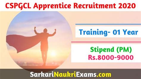 CSPGCL Apprentice Result 2020 Merit List (Posting Order), Download ...