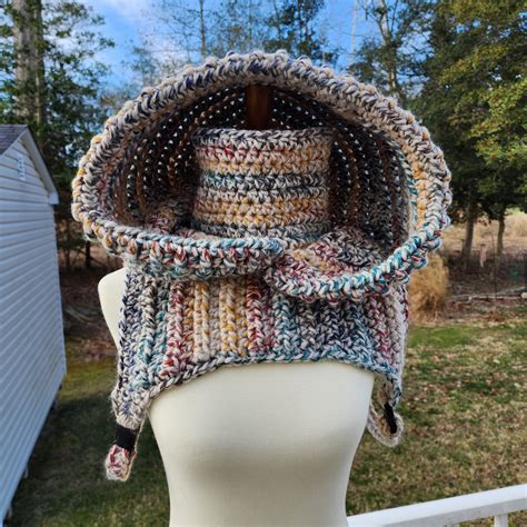 Matrixx hood crochet matrixx hood crochet hooded cowl – Artofit