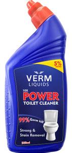 Verm 10X Disinfectant Original Liquid Gel Toilet Cleaner Price in India ...