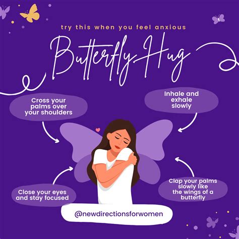 butterfly hug illustration
