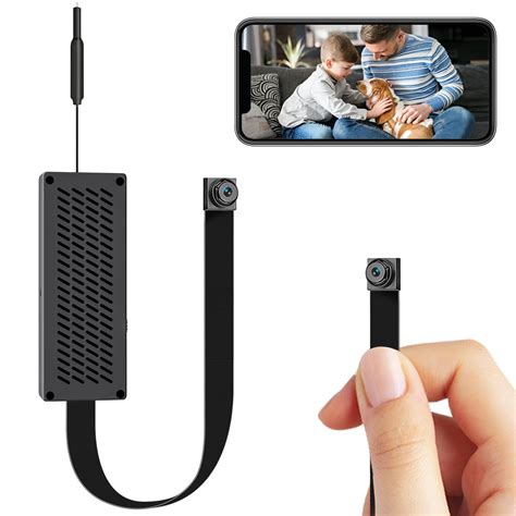 ZUNHAI Mini Spy Camera, 4K Hidden Camera Security Camera DIY Wireless ...