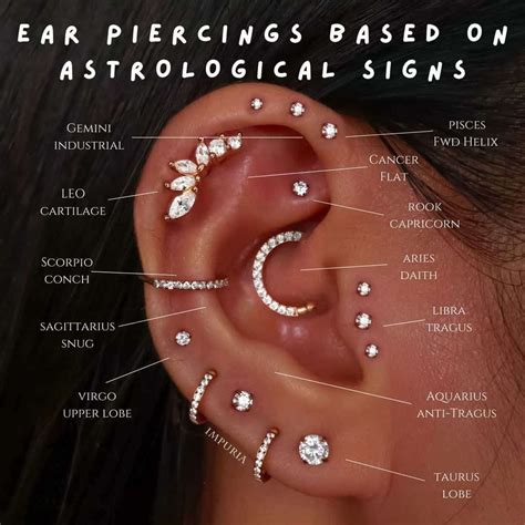 +20 Ear Piercing Ideas That You’ll Want To Get Immediately | Piercing ...