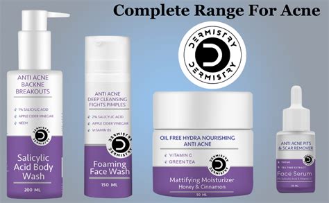 Buy Dermistry 1% Salicylic Acid Anti Acne Body Shower Gel Wash | Neem ...