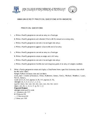 3150713 - Python for Data Science EXAMINATION question papers - 1 Seat ...