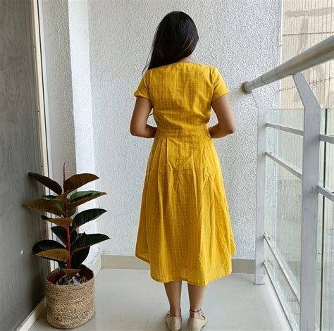Pina Colada Handloom dress – SILAYI