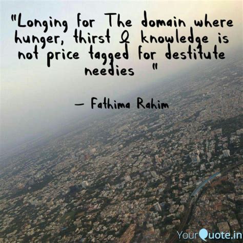 "Longing for The domain w... | Quotes & Writings by Fathima Rahim ...