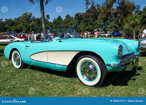 1967 Baby Blue Chevrolet Corvette Convertible. Editorial Image - Image ...