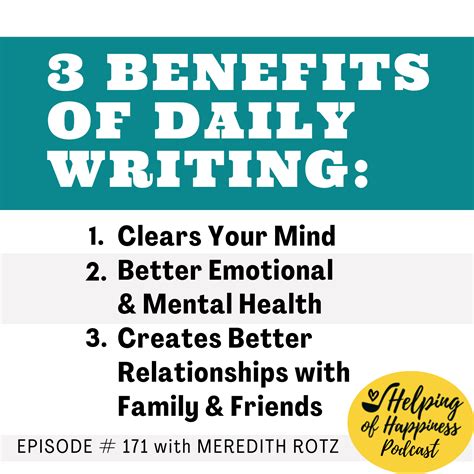 Benefits Of Writing