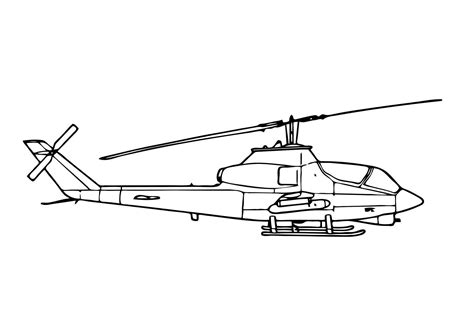 Free Printable Helicopter Coloring Pages For Kids
