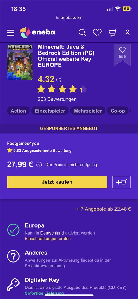 Image result for Minecraft Java Edition Kaufen Tutorial