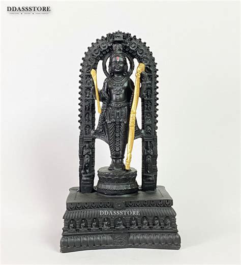 Shri Ram Lalla Idol Miniature Sculpture Height 7 Inch, Shri Ram Murti ...