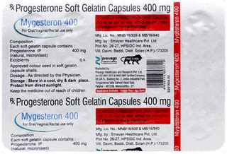 Mygesteron 400 Soft Gelatin Capsule 10 - Uses, Side Effects, Dosage ...