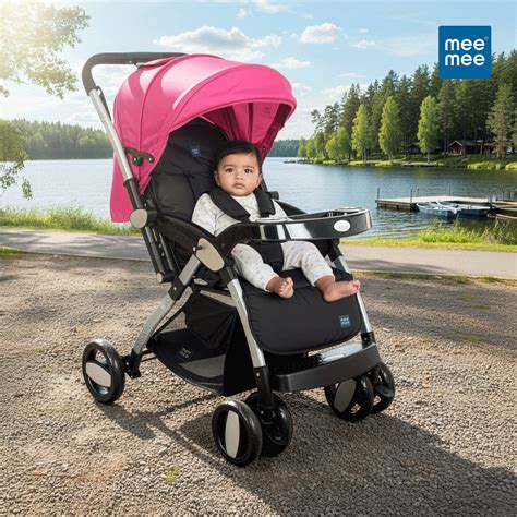 Mee Mee Dream Star Luxury Baby Stroller Pram with Recline & Safety ...