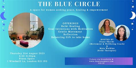The Blue Circle, Prana Space, London, 31 August 2023 | AllEvents.in