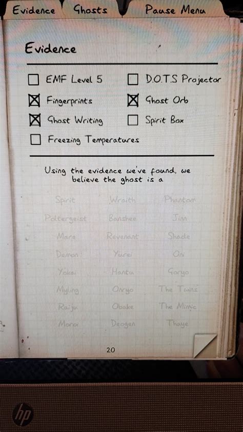 help! ghost orbs+fingerprints+ghost writing. : r/PhasmophobiaGame