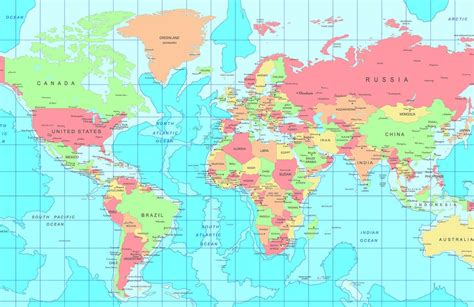 World Map With Countries And Capitals Hd Images - Infoupdate.org