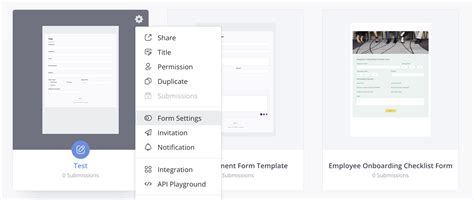 Image result for Forms Settings