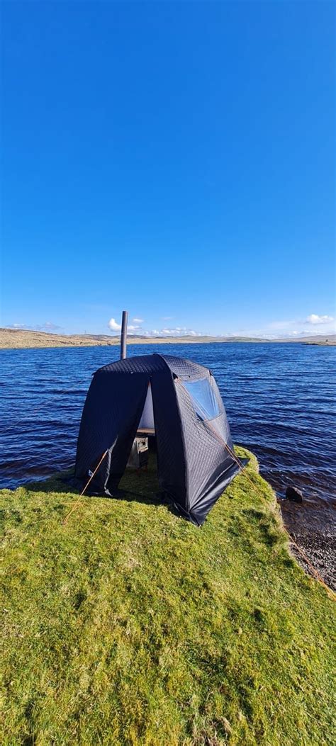 Outdoor sauna and Cold Water dip (Loch Thom) (small tent), Loch Thom ...
