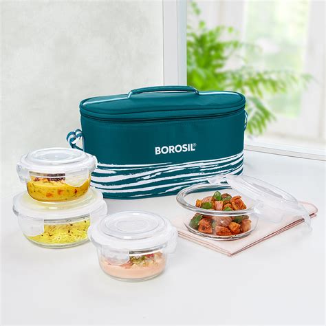 Buy Steller Fusion Glass Lunch Box, Round x 4 at Best Price Online in ...