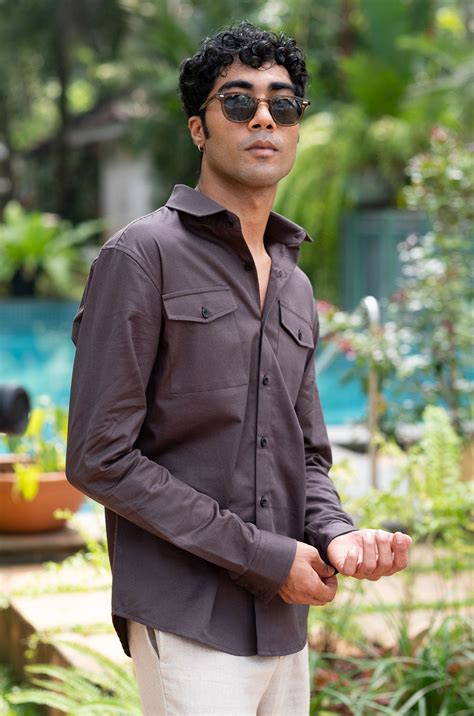 The Heavyweight Cotton Jacket for Men Graphite