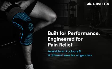 Buy LimitX Knee Brace Gel Support Sleeve | Advanced Knee Care | Helps ...