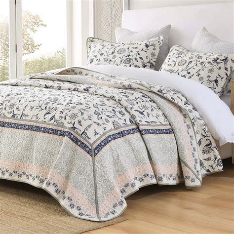 PANGUSHAN 100% Cotton 120"x120" Oversized California King Bedspread ...